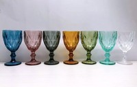 Verre à Vin en Cristal Transparent Personnalisé pour Mariage, Gobelet à Champagne Rose et Bleu avec Logo, Vente en Gros
