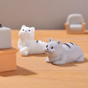 Figura de Gato Líquido en Miniatura, Adorable y Realista, Accesorio de Decoración para Jardín, Artesanía de Resina, Adorno, China - Product Image 4