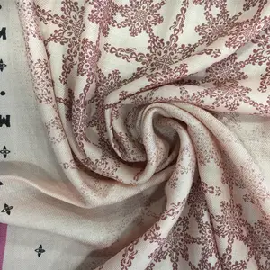 Wholesale scarves custom digital printed soft breathable wool beautiful scarf