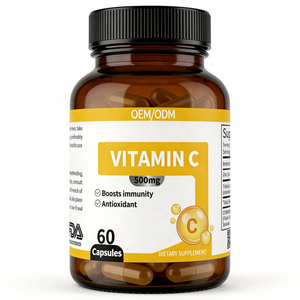 Capsule di Vitamina <span class=keywords><strong>C</strong></span> 500mg - Supporto Immunitario e Antiossidante, 60 Capsule, Integratore Alimentare per Adulti OEM/ODM - Product Image 1