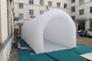 巨大な屋外用ポータブルカラフルLEDパーティーテント、イベント用LED照明付きインフレータブルトンネル - Product Image 4