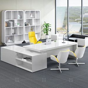 Escritorio de oficina MDF sang trọng Điều Hành Văn phòng bảng CEO nội thất văn Phòng Thương mại đồ nội thất schreibtisch văn phòng bàn đặt - Product Image 1