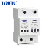 TYCOTIU TY-100 275 3+1 T2 Type 2 Dispositif de protection contre les surtensions en plastique 100kA MOV Classe industrielle II/C