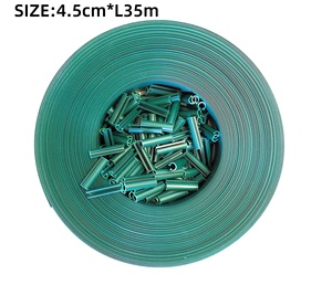 OEM/ODM Green PVC Chain Link UV Resistant Eco-Friendly Waterproof Modern Fence Screen Garden Lawn Edging <b>Flower</b> Bed Border Roll - Product Image 2