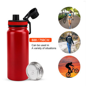 Bouteille d'eau de luxe en acier inoxydable, flacon sous vide, <span class=keywords><strong>Thermos</strong></span> à thé <span class=keywords><strong>avec</strong></span> paille et <span class=keywords><strong>bec</strong></span> - Product Image 3
