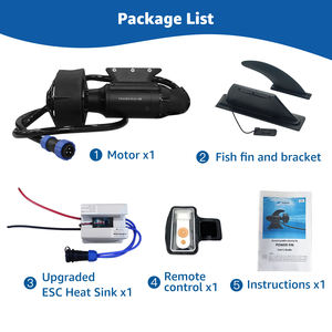 Moteur de 600W DC24V pour bellyboat, moteur pour bateau de pêche, moteur pour float tube, propulseur pour kayak, 28 livres de poussée - Product Image 5