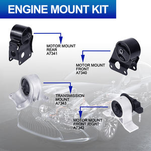 Vente d'usine 4 pièces pièces de moteur avant droit A7340/A7342/A7341/A7343 ensemble de support moteur pour le remplacement des supports de Transmission <span class=keywords><strong>Nissan</strong></span> - Product Image 2