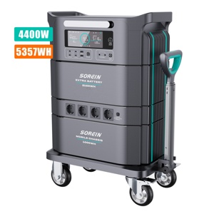 Sorein 5Kwh Professional <b>Solar</b> <b>Generators</b> With <b>Solar</b> Panels 5000W 48V Battery Pure Sine Wave 5000Wh Portable Power Station - Product Image 1