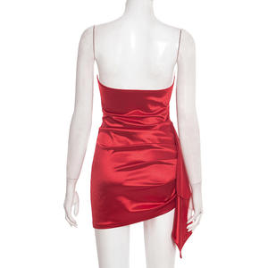 थोक फैशन महिला कपड़े <span class=keywords><strong>2026</strong></span> बुटीक लाल पार्टी क्लब हॉट सेक्सी पोशाक - Product Image 3