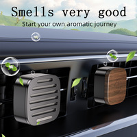 Diffuseur de parfum longue durée en alliage d'aluminium pour voiture, désodorisant pour grille d'aération de climatisation