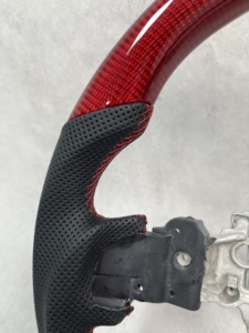 Volante de Fibra de Carbono para Subaru WRX STI 2015 2016 2017 2018 <span class=keywords><strong>2019</strong></span> 2020, Volante de Cuero Personalizado con LED - Product Image 2