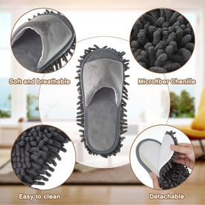 Women/Men's <strong>Microfiber</strong> <strong>Mop</strong> EVA Midsole Outsole Plush Lining Fashion Trend for Shoes Cleaning Washable Detachable Design Home - Product Image 1