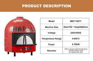 Equipo de catering comercial Horno eléctrico para pizza Stione Horno automático para hacer pizza - Product Image 2