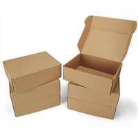 Boîtes d'expédition en carton ondulé recyclables en gros d'usine, gaufrage, pelliculage mat, doublure en éponge, fermeture magnétique, personnalisables