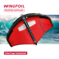 Planches de wingfoil gonflables 4M 5M 6M pour le windsurf, le kitesurf et le foil, en polyester, pour les eaux océaniques