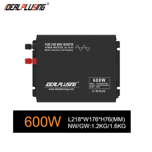 Display LCD 12V/24V/48V a 220V/230V/240V 50Hz/60Hz 600watt 600W DC AC puro onda sinusoidale convertitore di potenza Inverter - Product Image 3