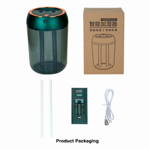 เครื่องเพิ่มความชื้นในอากาศแบบสเปรย์คู่ชาร์จผ่าน USB ความจุสูงเครื่องฟอกอากาศในครัวเรือนและในรถยนต์ - Product Image 1