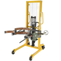 Chariot de manutention pour fûts d'huile, rotateur de fûts, équipement de manutention avec capacité maximale. Hauteur de levage 1600 mm Diamètre maximal 562 mm