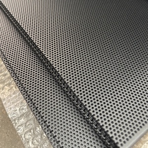 Malla Metálica Perforada de Aluminio Negra para Ventanas y Puertas de Seguridad con Disipación de Calor y Agujeros Perforados - Product Image 1