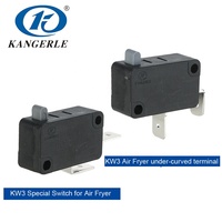 Micro-interrupteur de fin de course Chinakel KW3-10C-B-6 SPDT 2 broches AC250V 10A