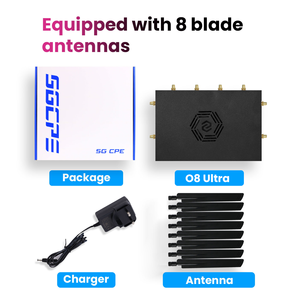 Hot Bán Mỹ Suncomm O8 Siêu SDX75 5G Wifi6 Rm551E <span class=keywords><strong>Router</strong></span> Với Dual Sim Khe Cắm Thẻ Làm Mát Fan Thay Đổi Imei 5G CPE <span class=keywords><strong>Router</strong></span> - Product Image 6