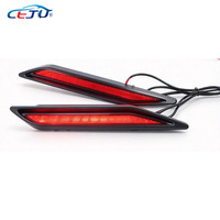 2 pièces Feux réflecteurs LED de pare-chocs arrière pour Chery JAECOO J7 2023 2024 2025, Feux de brouillard, de frein et de clignotants de pare-chocs arrière
