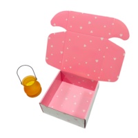 Boîtes d'emballage personnalisées en carton ondulé gaufré pour cadeaux de fêtes et présentation en magasin