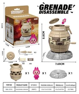 Juguete Educativo de Granadas de Mano Desmontables, Material Metálico, Juego Interactivo para Padres e Hijos de 2-4 y 5-7 Años - Product Image 4