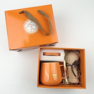 Promotional Ceramic Coffee Cup Towel Bear Spoon <b>Gift</b> Set UV Printed Cost-Effective <b>Gift</b> <b>Box</b> for Birthday Christmas Wedding - Product Image 2