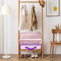 Sacs de rangement transparents en PVC avec poignées, imperméables et réutilisables, pour la literie, les jouets, les livres, le rangement domestique et les placards