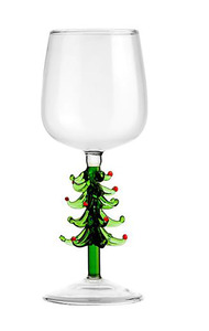 Copas de vino altas de árbol de <span class=keywords><strong>Navidad</strong></span> simples y creativas al por mayor, Copas de cristal de pareja de dibujos animados simples - Product Image 5