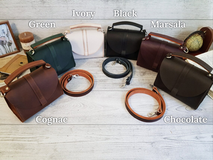 Personalized <b>Small</b> <b>Leather</b> Crossbody Bag for Women Handmade Shoulder Handbag <b>Purse</b> Stylish Gift for Her - Product Image 6