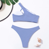 Summer Sexy Solid Bikini Sets For Women Bras Tops Tie Side Thong Swimsuit Female Beach Bathing Suit Brazilian Swimwear