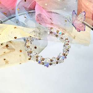 Bracelet en pierre naturelle avec perles de verre colorées pour la vitalité physique, support de livraison directe pour les grossistes, suivi en temps réel - Product Image 1