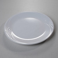 1310 A5 mélamine blanc mélamine vaisselle durable plaques en plastique plaine pour les fêtes usine plats originaux assiettes