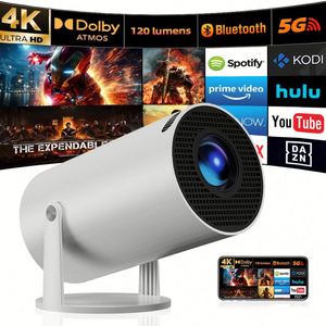 Proyector Portátil HD 1080P 4K con Enfoque Automático, Android 11, Cine Inteligente, WIFI y Bluetooth, Alta Definición 300A - Product Image 2