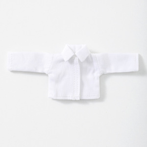 <span class=keywords><strong>Babyhouse</strong></span> OB11 Ropa de bebé Color blanco puro Manga larga y camisas Accesorios para muñecas Mini juguete para vestir - Product Image 2