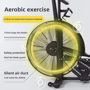 Bicicleta de Ejercicio Profesional de Acero Resistente al Viento, Equipo de Fitness de Alta Gama, Bicicleta con Resistencia al Aire - Product Image 5