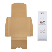 Boîte de rangement personnalisable pour soutien-gorge et sous-vêtements pour hommes Emballage cadeau en papier fait à la main Stratification mate Solution de stockage de chaussures personnalisée