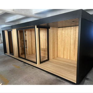 屋外シーダーソーナシェッドシャワーと更衣室モダン屋外サウナハウス4人伝統的サウナルーム - Product Image 2