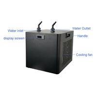 Refroidisseur d'eau 1/2HP 1000L PLC Control Water Cooling Machine Ice Bath Chiller Cold Plunge Tub for Sports Fitness Recovery