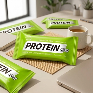 Mini cubes <span class=keywords><strong>de</strong></span> protéines Matcha, barres protéinées au soja, au lactosérum et aux pois, mélange <span class=keywords><strong>de</strong></span> 5 protéines, faible teneur en glucides, collation énergétique, OEM - Product Image 2