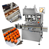 Machine de remplissage automatique MTW à pompe rotative à tête unique pour beurre de cacahuète granulaire à haute viscosité