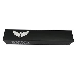 Custom Black Cardboard <b>Empty</b> Pen Packaging <b>Gift</b> <b>Box</b> with logo - Product Image 1