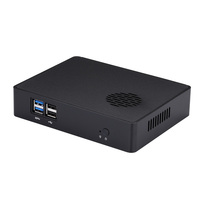 Mini PC Compacto Qotom Q30400S-S03, Intel de 4.ª/5.ª Generación Core I3 I5 I7, LAN Dual, HD Dual, Computadora Industrial, Windows 10, Linux