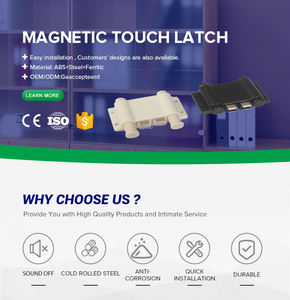 מכירות טובות מודרניות דלת כפולה דלת מגנטית, אביזרי ריהוט עבור מלון סלון המלון דלת מגנטית חיצונית תופס - Product Image 6