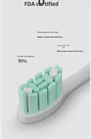 Brosse à dents électrique vibrante rechargeable Carepik Smart Portable IPX7 étanche avec chargement USB et LED, marque privée