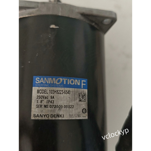 Système de moteur pas à pas électrique Sanyo Denki 103H8223-6540 Sanmotion F 250Vac 9A d'occasion - Product Image 3