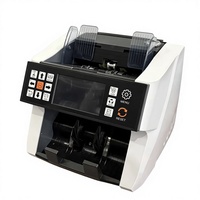 FEELTECK 2CIS Machine de comptage de billets de banque à détection UV/MG/IR et reconnaissance automatique des devises, vitesse de 1000 pièces/min, trémie de 300 pièces, 110-240V