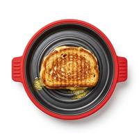 Tragbare Antihaft-Mikrowellen-Backform Grill Multifunktions-Bratpfanne